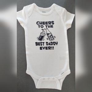 Graphic baby onesie